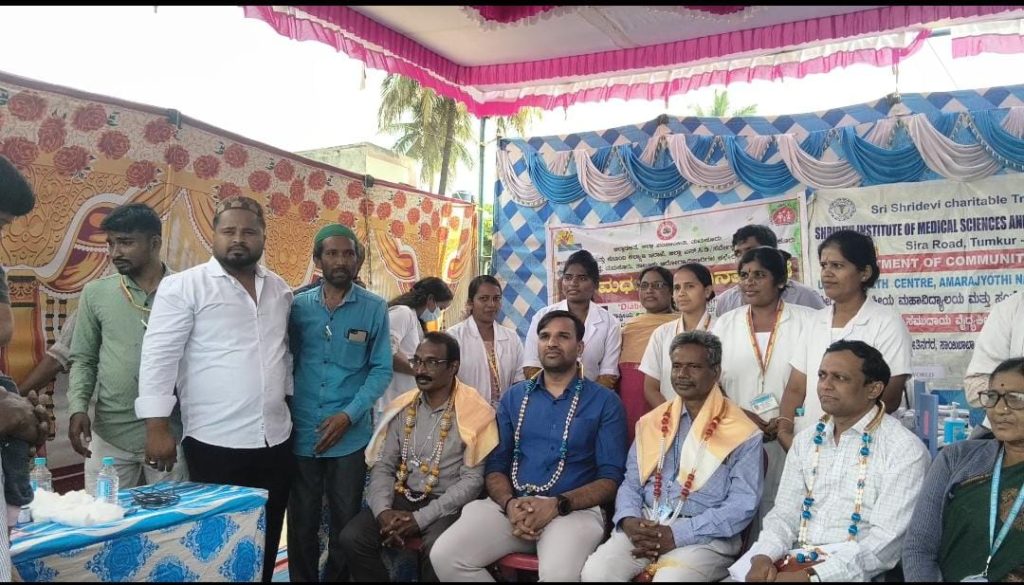 Free health check-up camp at Malur Dinne