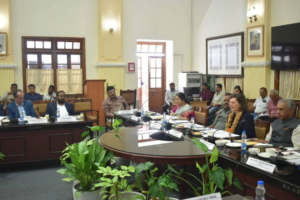 A delegation consisting of 20 members under the chairmanship of Honorable Speaker of the Parliament of Bavaria, Germany.